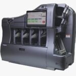 Sorter banknotów Hitachi MS-4200 z ekranem dotykowym i kieszeniami odbiorczymi