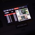 Liczarka banknotów wartościowa IH-110 Hitachi-widok ekranu roboczego